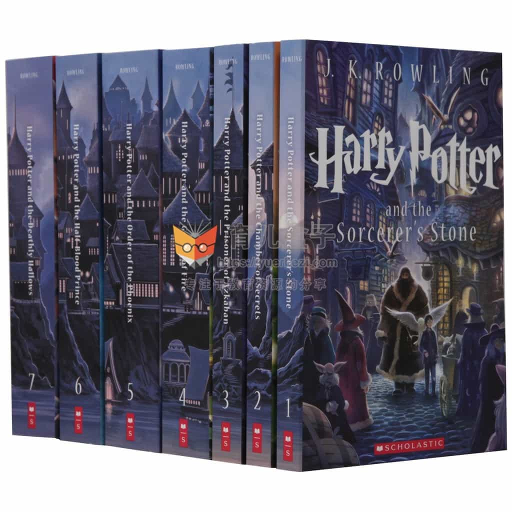 哈利.波特 Harry Potter 典藏英文版 1-7系列全集 J.K.罗琳 mobi epub azw3 pdf txt 共五种格式电子书 ，包括英版和美版