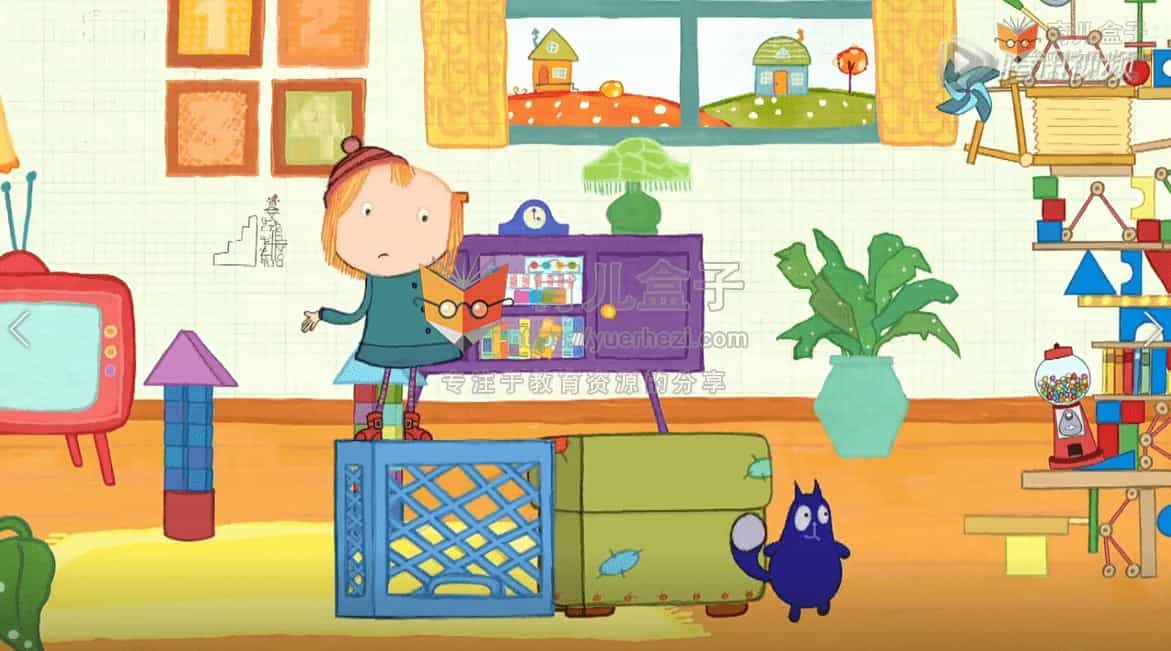 学龄前儿童动画片：佩格和小猫 Peg Cat  中文版 共80集 高清视频