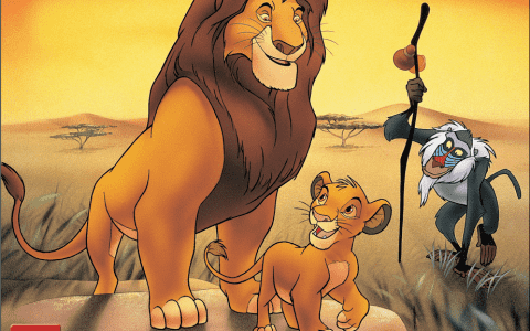 迪士尼动画英语绘本《狮子王The Lion King》英文版，PDF格式